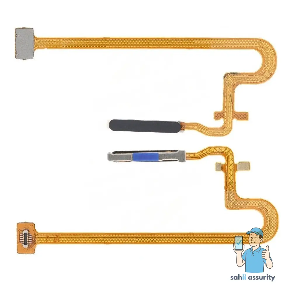 Fingerprint Sensor with Flex Cable for Oppo A17 Black